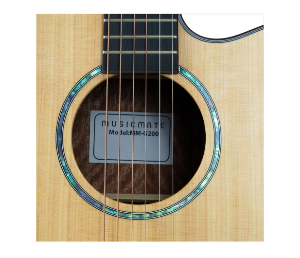 MusicMate Gitara elektroakustyczna MM-G200 StringStar - 1588148 - zdjęcie 6